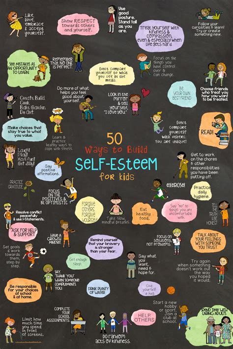 50 Ways To Build Self Esteem For Kids Fun School Counseling Lesson And