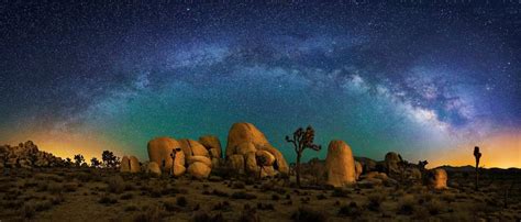 The Milky Way Over Joshua Tree National Park California Woahdude