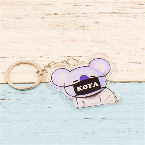 Kpop Star Bts Bt21 Jung Kook Suga V Bts Keychain Buy