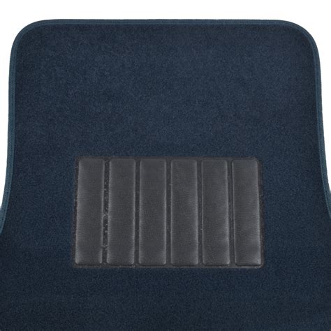 Blue Carpet Car Floor Mats Set Of 4 Driver Passenger And Utility Pads
