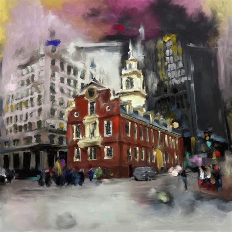 Boston I 470 1 Painting By Mawra Tahreem Fine Art America