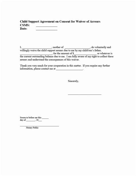 A custodial or the receiving parent can receive those payments through the internationally accepted methods of payments such a credit card. Child Support Agreement Template Inspirational 32 Free ...