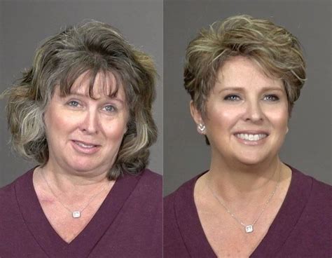 65 year old woman loses 20 years with dramatic makeover old hairstyles 60 year old hairstyles
