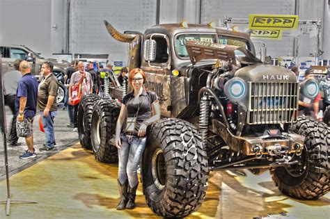 Rat Rod Truck At The Sema Show In Las Vegas Network In Vegas