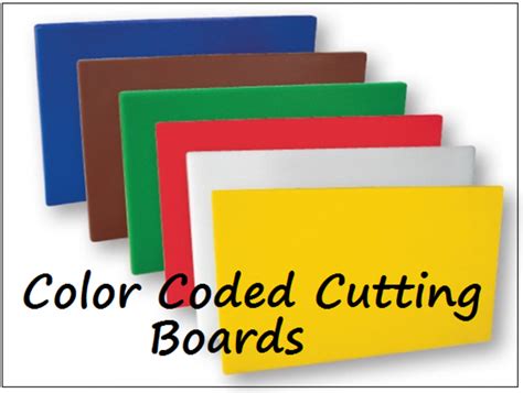 Use clearly printed labels with colors. Color Coded Chopping Boards - Best Cutting Boards for Food ...