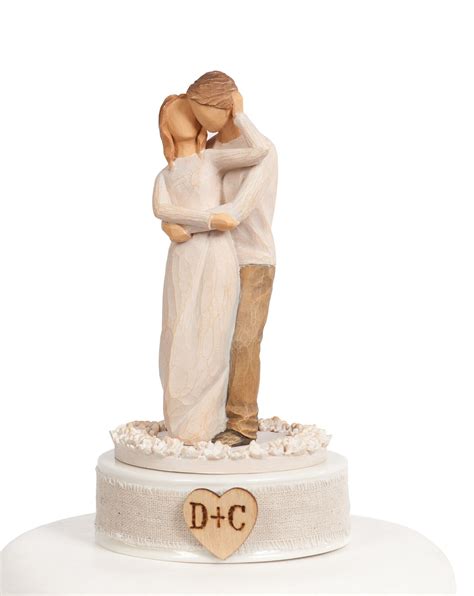 Willow Tree Figurines Wedding Cake Topper Peter Brown Bruidstaart