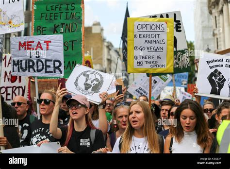 Vegan Protest Hi Res Stock Photography And Images Alamy