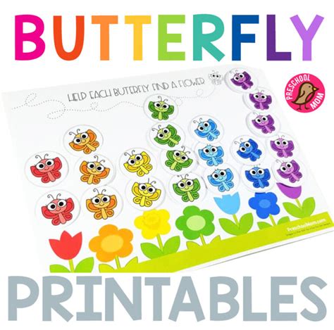 Butterfly Preschool Printables Preschool Mom