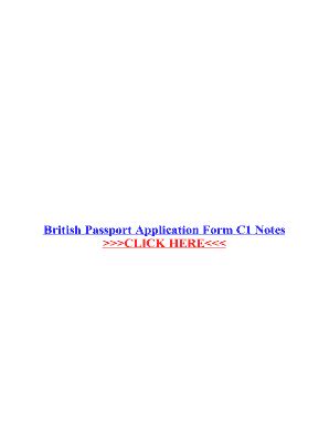 British Passport Application Form C1 Fill Online Printable Fillable