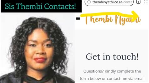 Sis Thembi From Dlozlami Contacts Details This Is How To Get A Hold Of