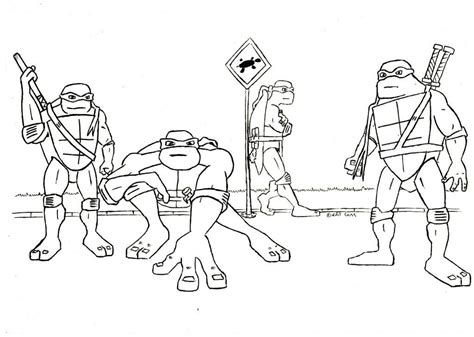 They are mutant turtles that act like a ninja. Online TMNT Coloring Pages and Games - http://www ...