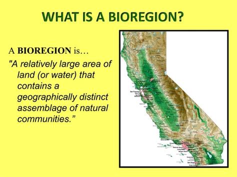 Californias Bioregions A Bio Geogrphic Overview