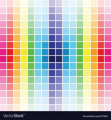 Palette Rainbow Colors Royalty Free Vector Image