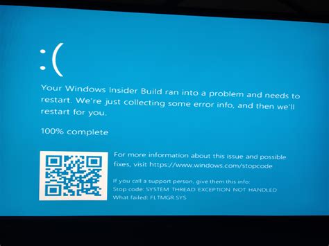 First BSOD On Windows 11 R Windowsinsiders