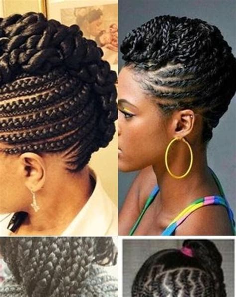 Terri polo looks lovely in a. Straight Up Braids Beautified Hairstyles For Android Apk Braided Updo Hairstyle… in 2020 | Cool ...