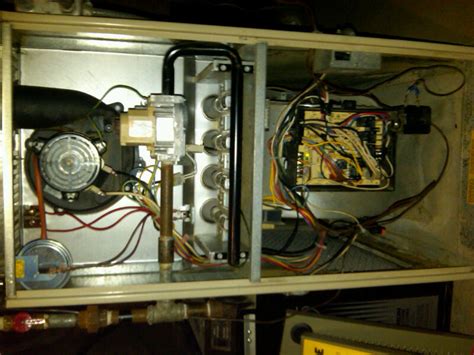 When the air temperature in the furnace heating plenum is hot enough the fan limit switch will turn on the blower fan. Ruud Furnace Intermittent Problem - HVAC - DIY Chatroom Home Improvement Forum