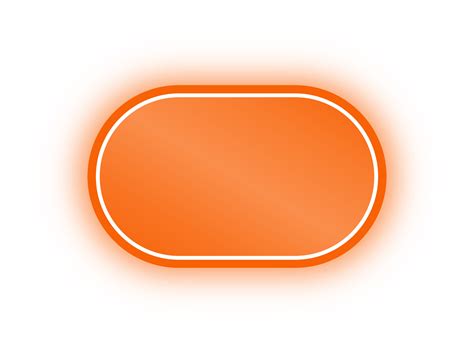 Neon Orange Rounded Rectangle Banner Neon Rounded Rectangle 10983544 Png