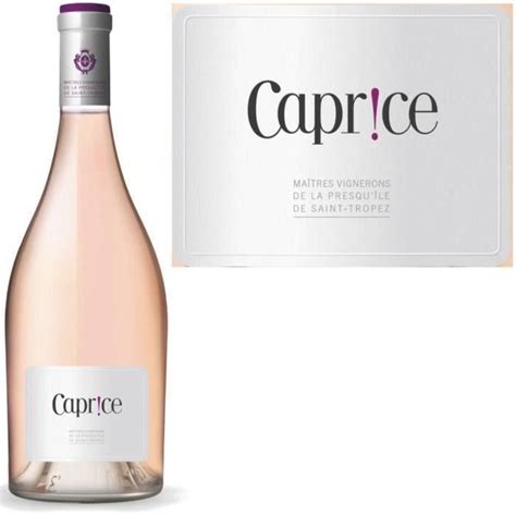 Caprice 2014 Rosé Igp Achat Vente Vin Rose Caprice Rosé 2014