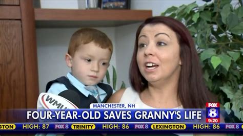 4 Year Old Saves His Grandmother`s Life By Calling 911 Youtube