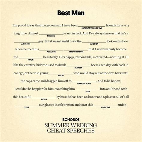 10 Awesome Best Man Speech Ideas Brother 2024
