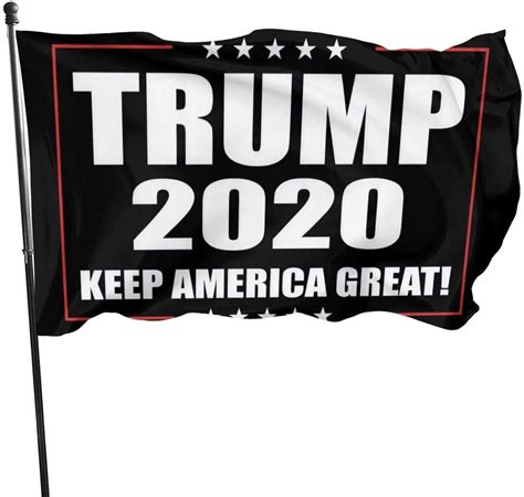 towfnbf8 trump 2020 flag outdoor flags 100 single layer polyester 3x5 ft black