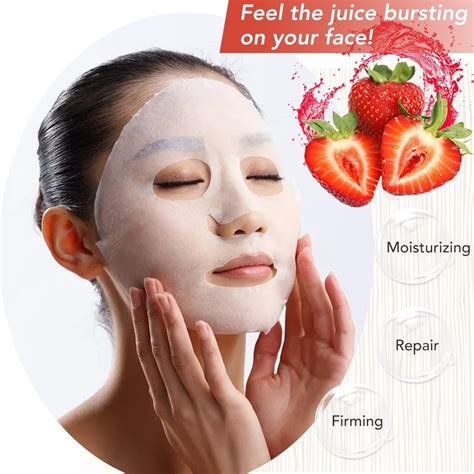 Hydrating Cosmetics Moisturizing Face Beauty Sheet Mask Whitening