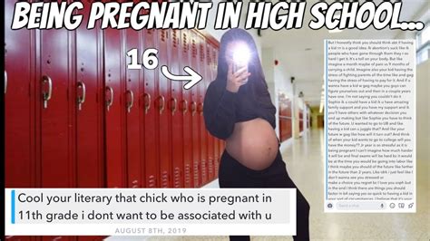 What Its Really Like Going To High School Pregnant At 16 Youtube