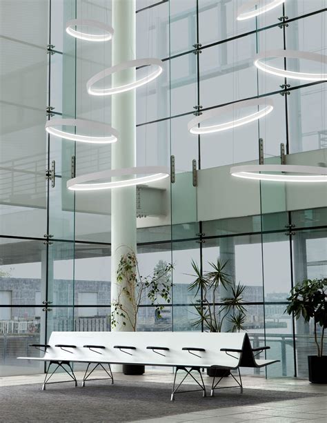 That's why usg corporation supplies a wide variety of commercial ceiling tiles for use in multiple environments. Cascading circular pendants of varying sizes in high ...