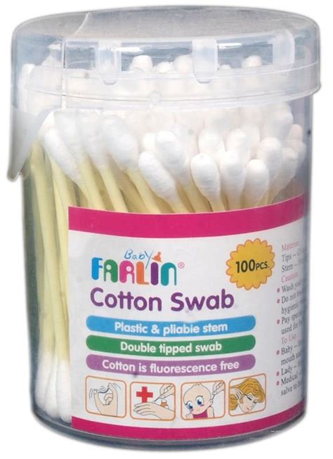 Farlin Cotton Swab 100pcs Medexpress Nepal