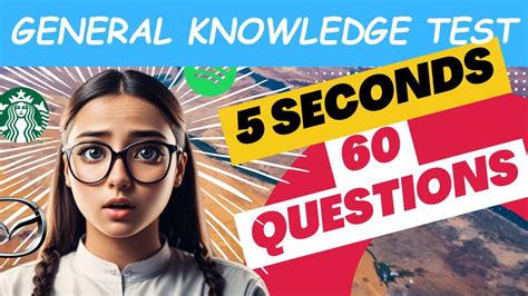 General Knowledge Quiz 🎯🧠 Are You Smarter Than Average Take The 60 Question Trivia Quiz Youtube