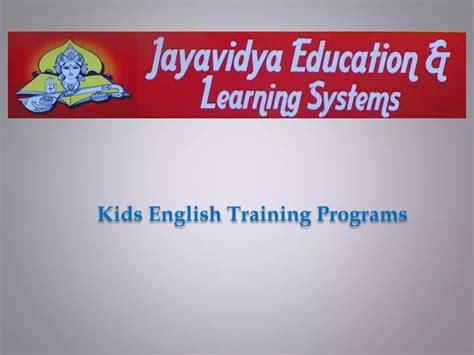 Ppt Kids English Training Powerpoint Presentation Free Download Id