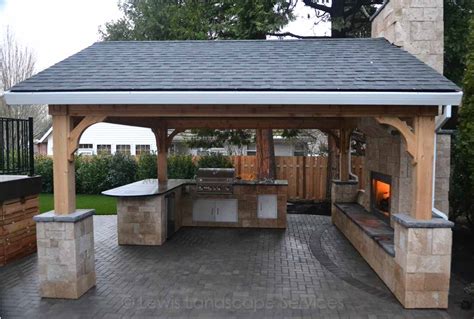 Gabled Roof And Hipped Roof Structures Lewis Landscape Services