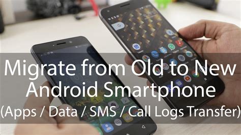 Guide Transfer Data From Old Android Phone To New Smartphone Youtube