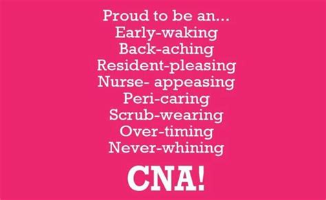 Enjoy reading and share 1 famous quotes about cna with everyone. Pin on Proud to be a CNA!