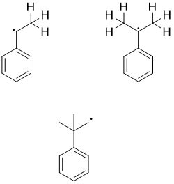 Arrange The Free Radicals Of Toluene Ethylbenzene Isopropyl Benzene