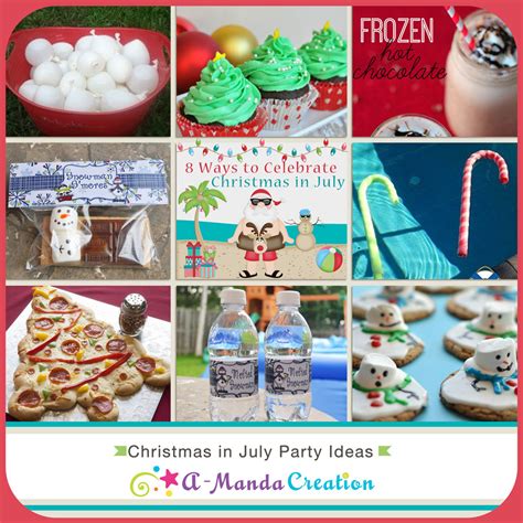 A Manda Creation 8 Ways To Celebrate Christmas In July With A Free
