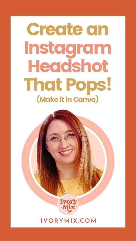 How To Create This Instagram Profile Photo And Headshot That Pops