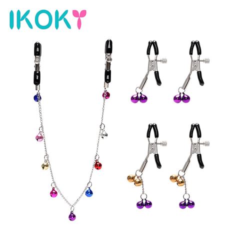 Ikoky 1 Pair Nipple Clamps Sex Toys For Couple Sex Products Adult Games