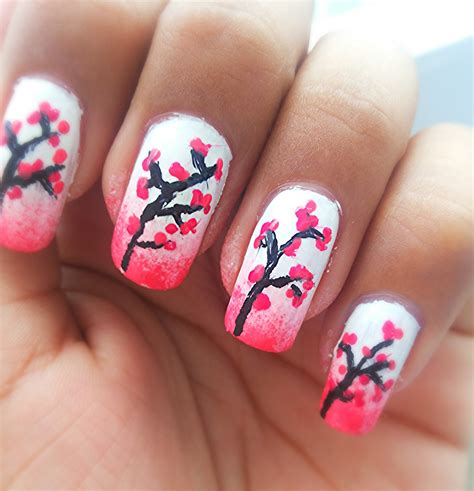 Teen Beauty Cherry Blossom Nail Art Tutorial