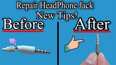 fix repair headphone jack at home new tricks youtube