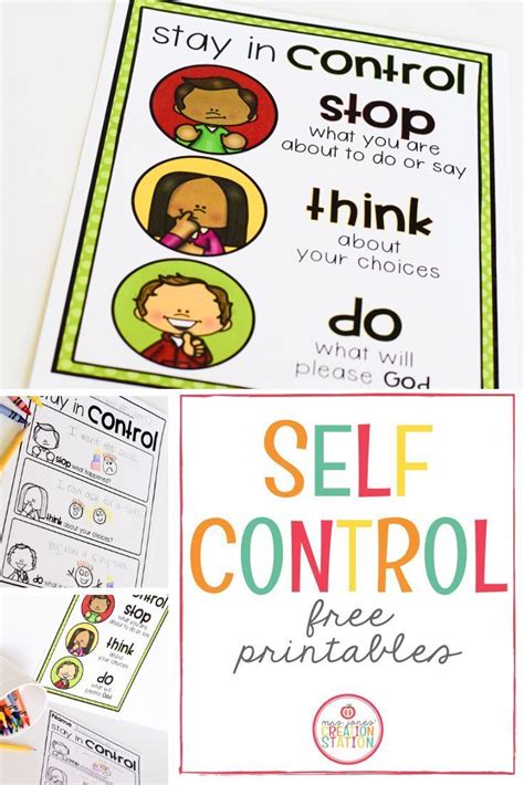 Self Control Chart Mrs Jones Creation Station Self Control