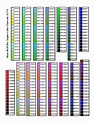 Rgb Color Code Chart - Hex triplet color chart table of color codes for ...