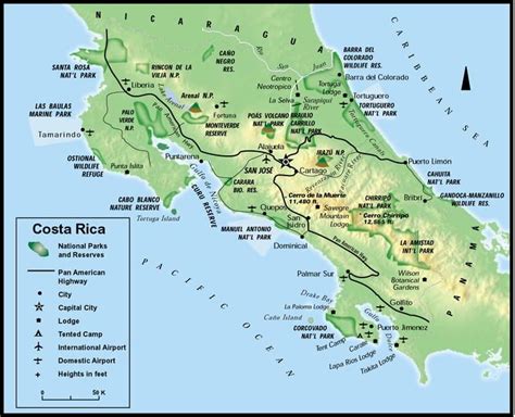 Map Of Costa Rica