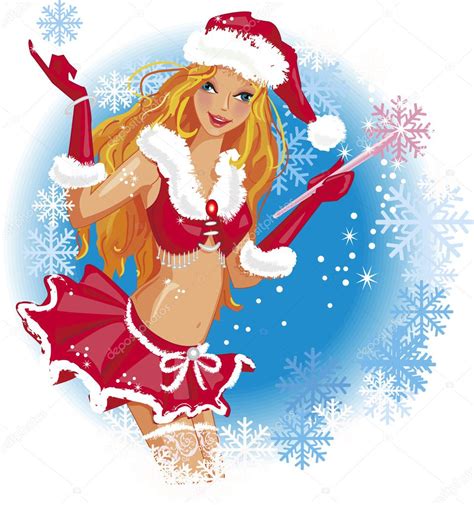 Sexy Santa Girl — Stock Vector © Wikki33 2590783