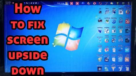 Select the windows menu button in the lower left corner of the screen. How to fix upside down computer screen 2020 - YouTube