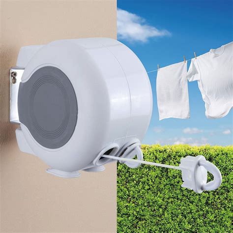 Zerone Washing Line Dual Retractable Double Clothes Drying Line