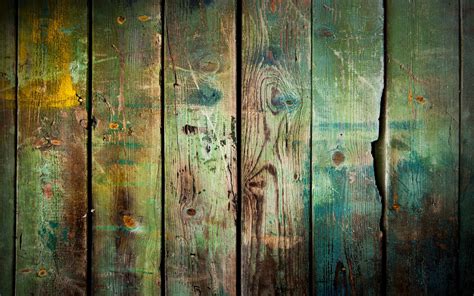 Wallpaper Painting Wall Wood Symmetry Green Blue Texture Color