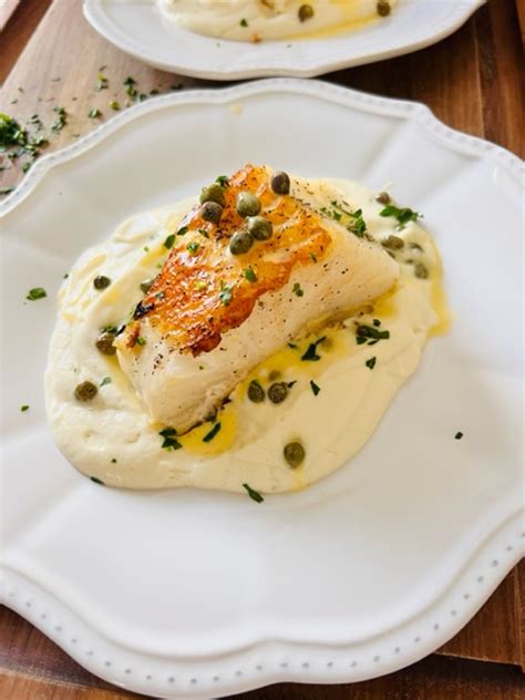 Pan Seared Chilean Sea Bass With Lemon Caper Butter Everything I Do Home