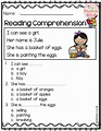 Reading Comprehension Activities For Pre K - Dorothy Jame's Reading ...
