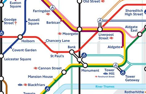 Circle Line London Tube Map